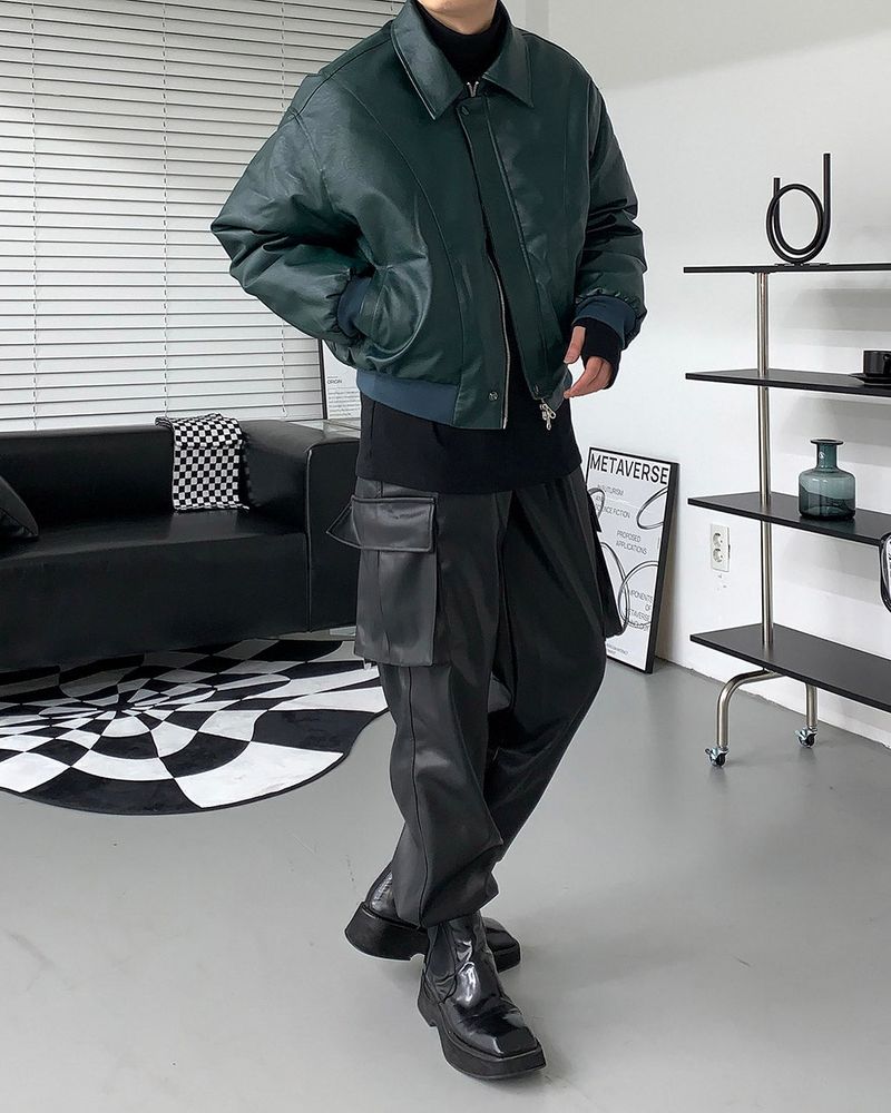 PS Chief Leather Bonding Jumper (3 colors)