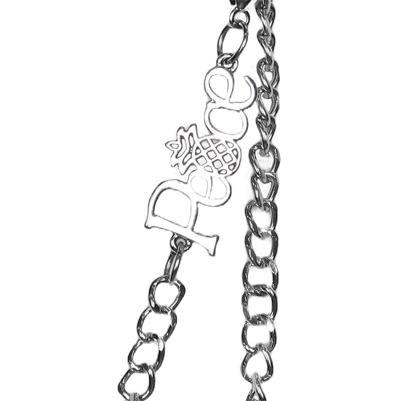 SIMPLE PEACE CHAIN BELT_SILVER