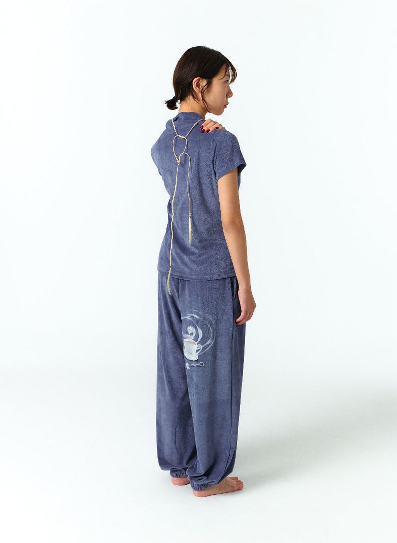 CRACKED CUP TERRY JOGGER TROUSER