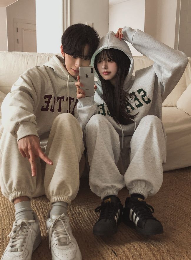 Seattle Patch Sweat Hoodie Pants Set