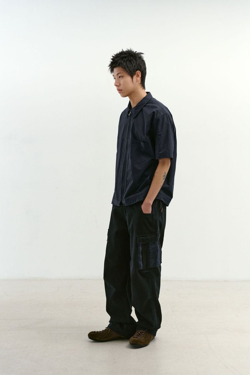 Mixed Fabric m65 Pants (Washed Navy)