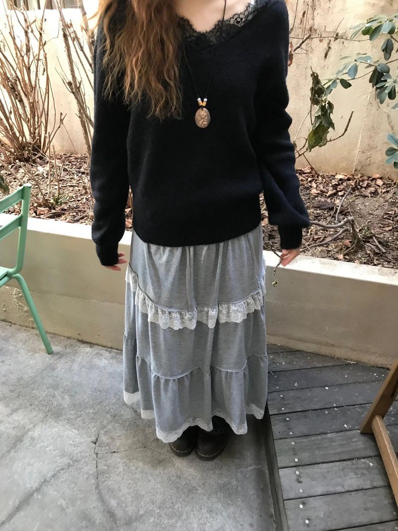 katz lace banging skirt