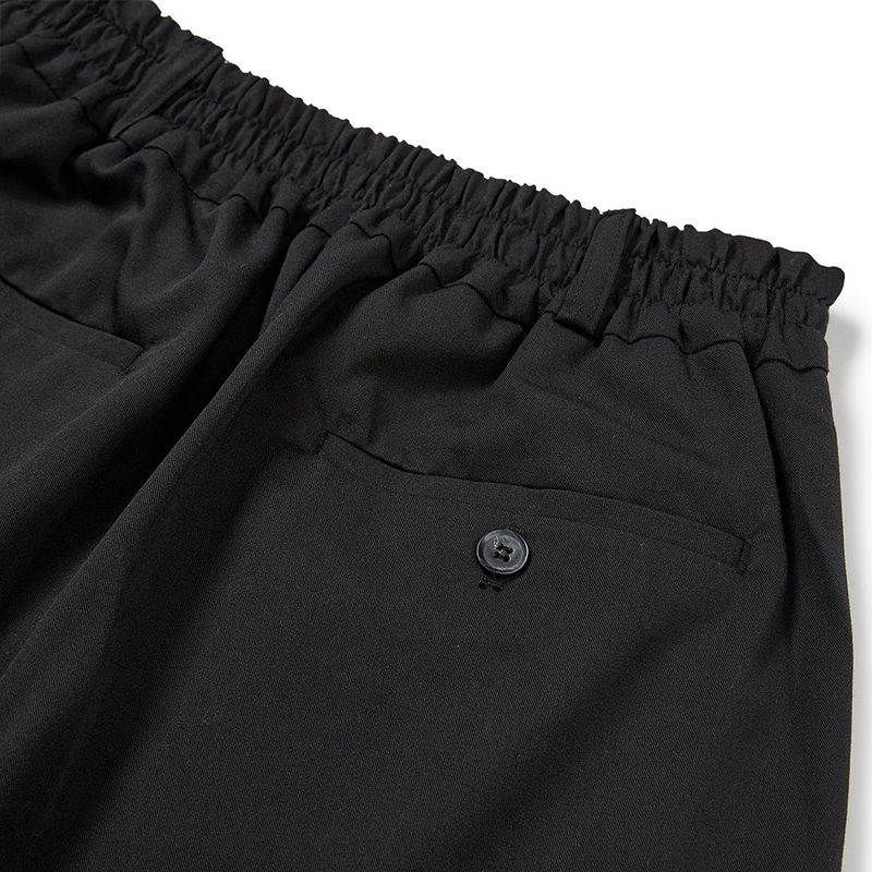 front stitch slacks black