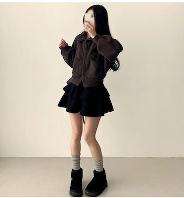Mori soft fleece pocket jacket