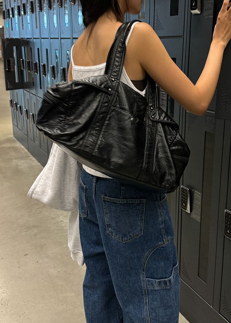 BLACK 2WAY SHOULDER BAG