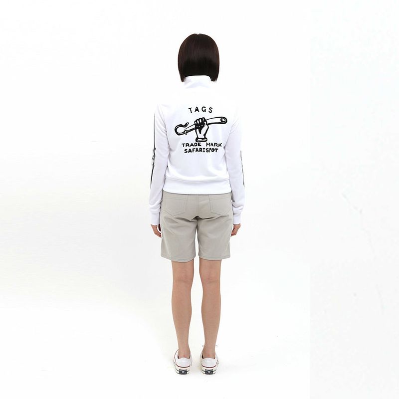 1/2 SAFETY EURO ZIP UP (WHITE)