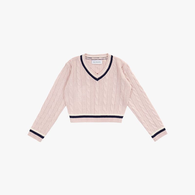 PINK PINEAPPLE（ピンクパイナップル）の「OC SCHOOL GIRL SWEATER（Tops）」