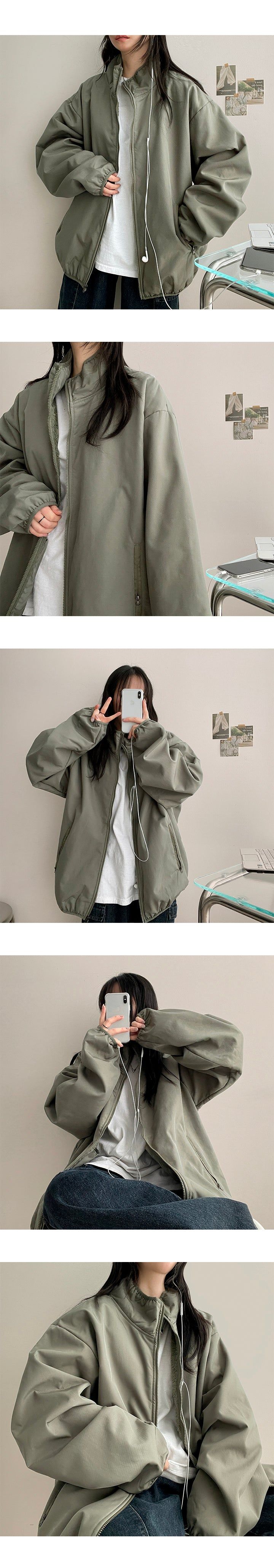 Fandu High-Neckline Wool Oversized Fit Jumper