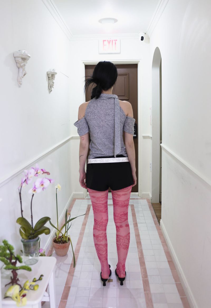 Halter open shoulder T (3color)