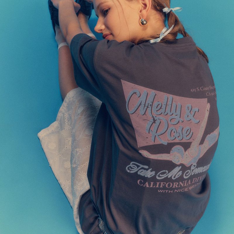 Melly&Rose（メリーアンドローズ）の「DIVE CLUB OVERFIT T SHIRTS（Tops）」