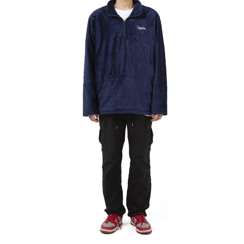 SOFT FLEECE ANORAK navy