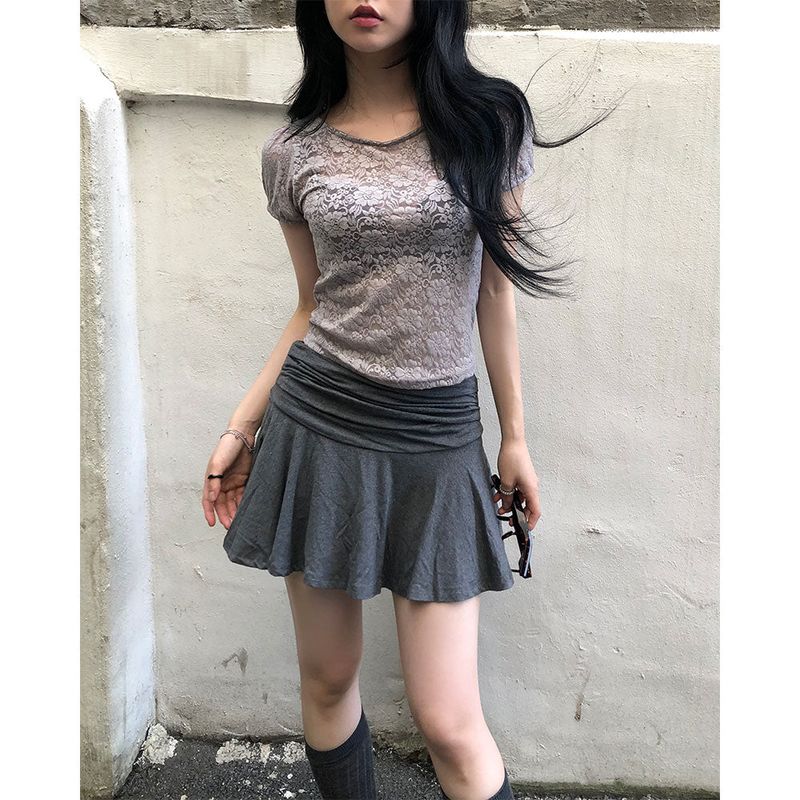 Posy Lace Puff T