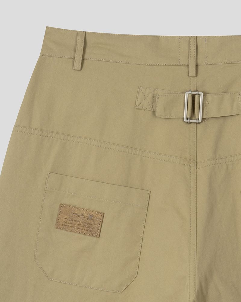 Varon Patch Strap Bermuda Pants