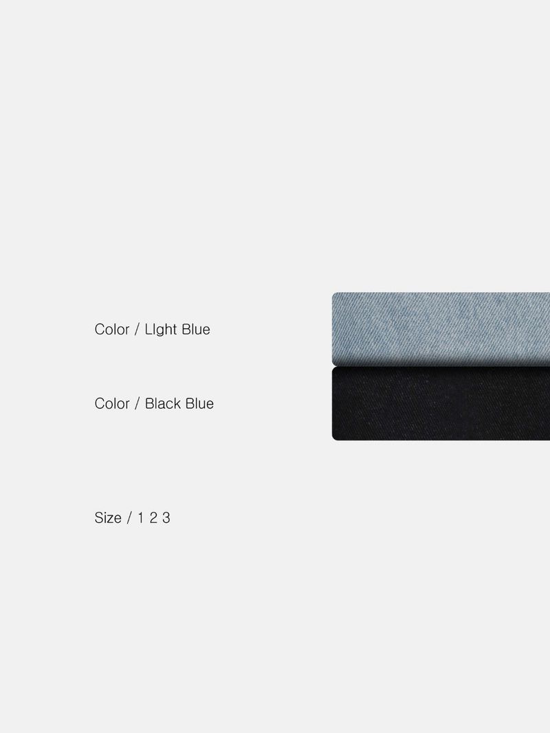 Foil Carpenter Bermuda Denim Pants 2C