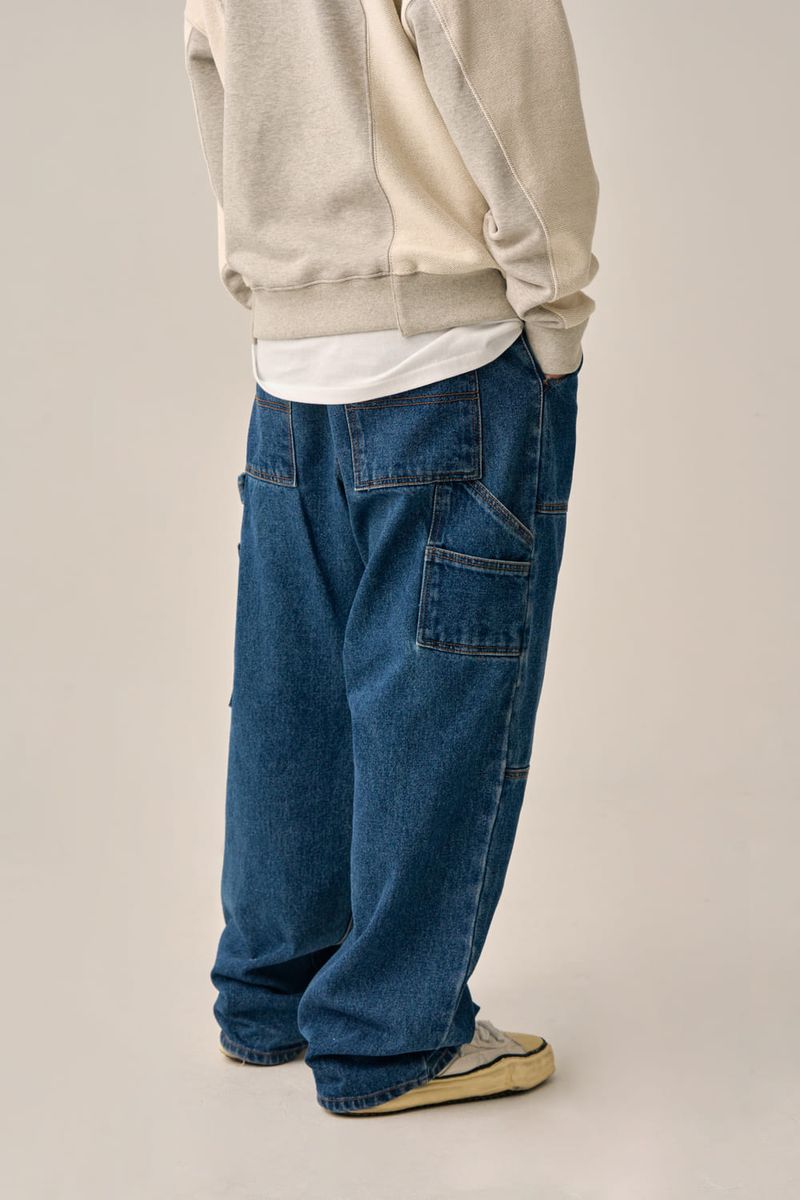 PATTERN LINE WORK PANTS