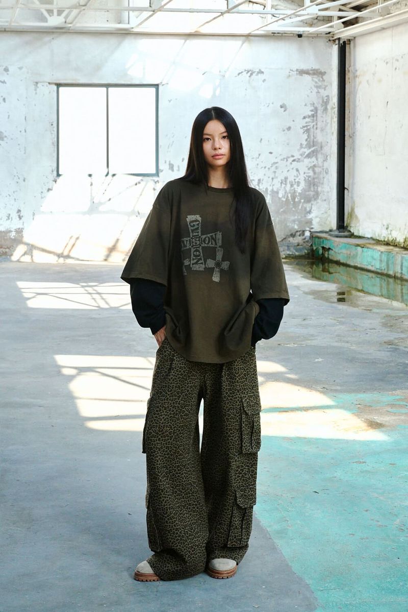 DAMAGE DOUBLE-LAYERED SLEEVE