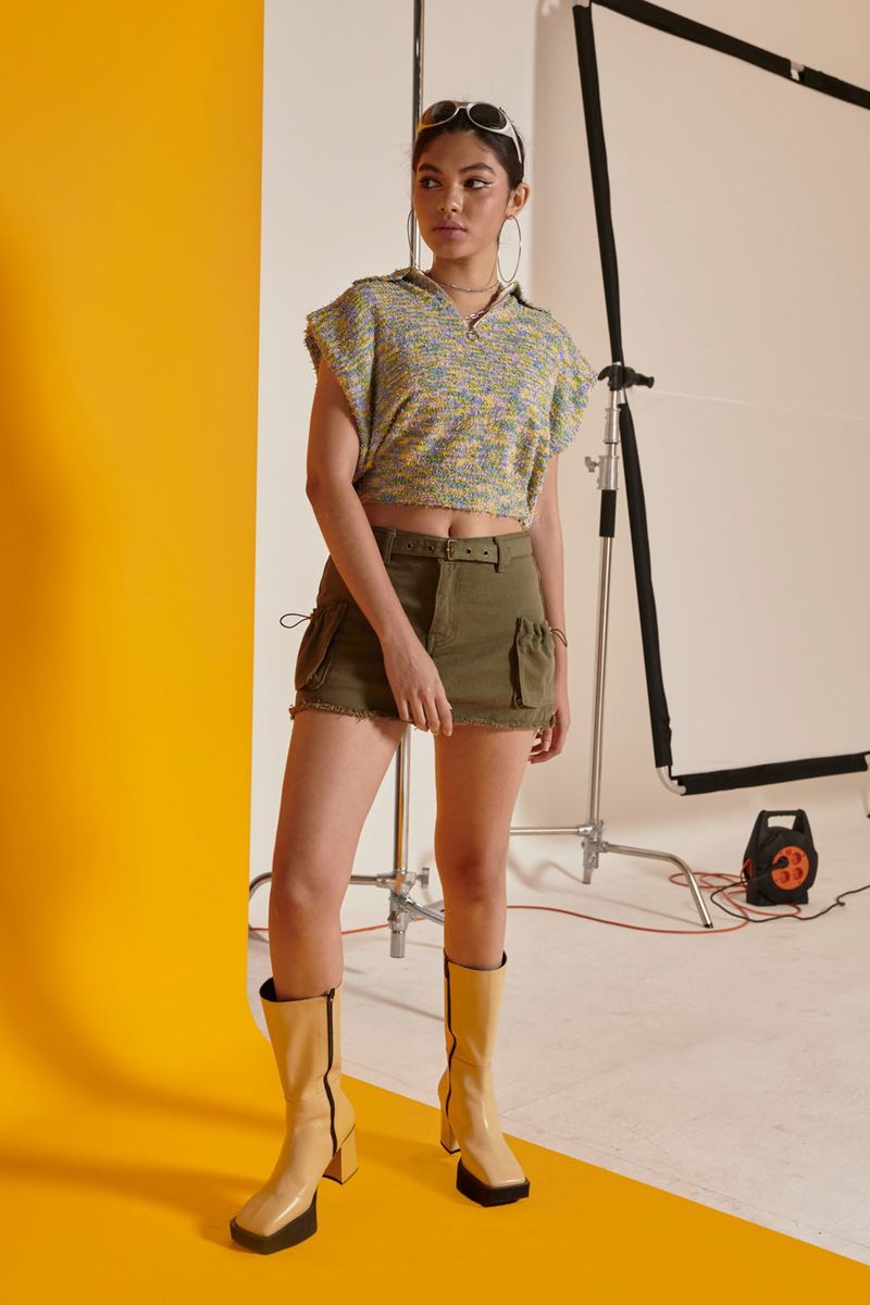 CARGO MINI SKIRT