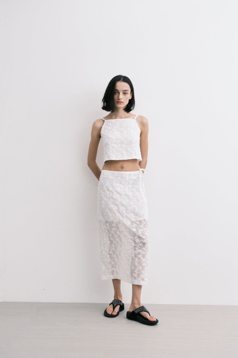 rose top (white)