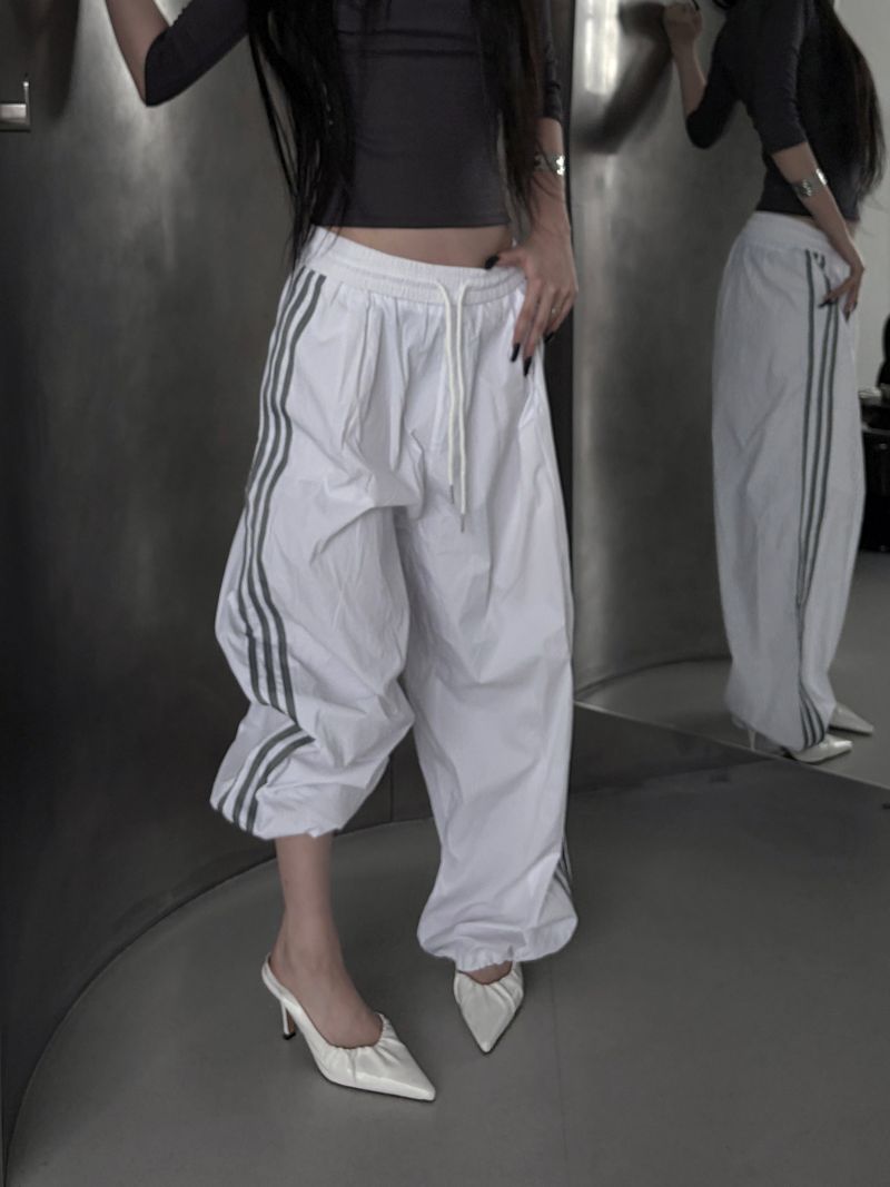 smoke track summer pants (2color)