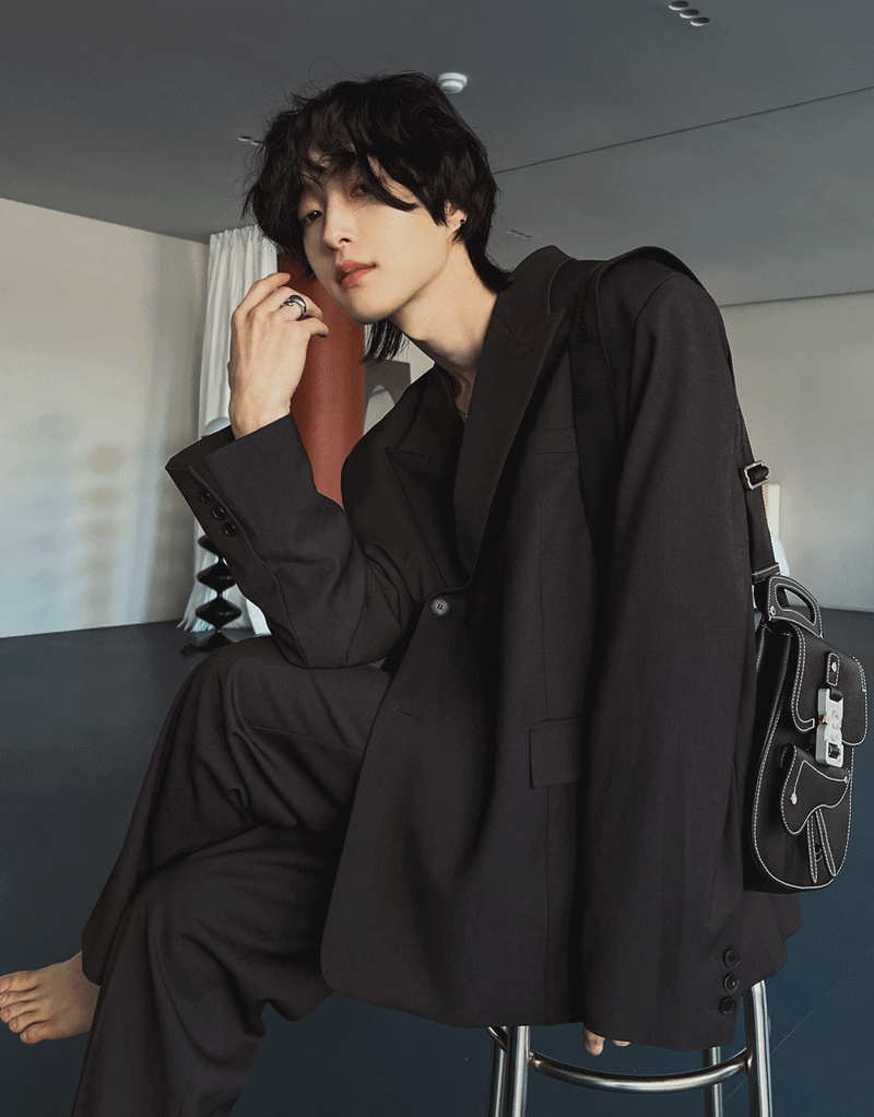 2PLAN（ツープラン）の「メトリオーバーフィットアンバランスブレザー (3 color)（ジャケット/アウター）」