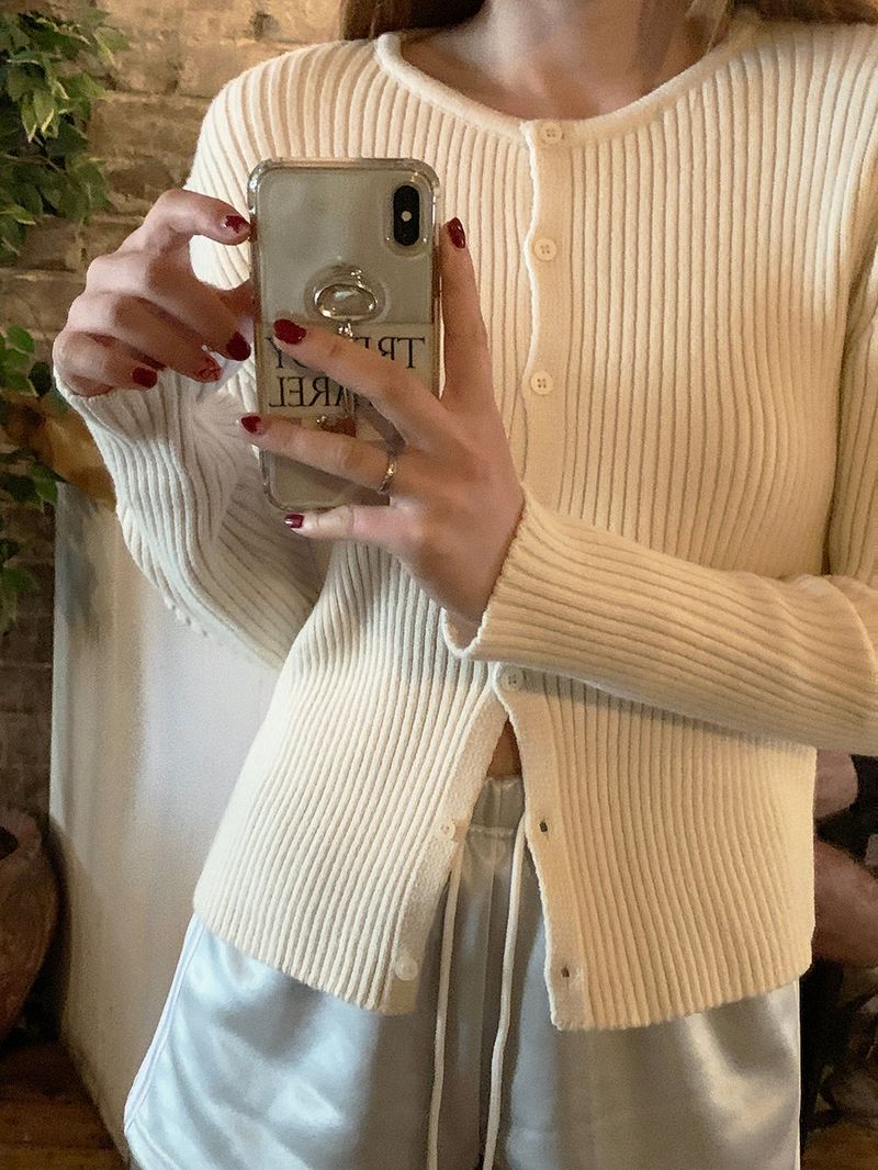 [MADE] Poet V-neck Round Cardigan
