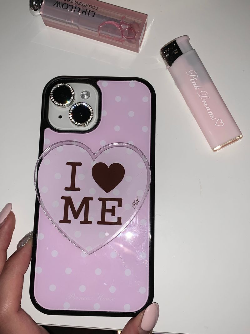 Polka dot glass phone case - magsafe