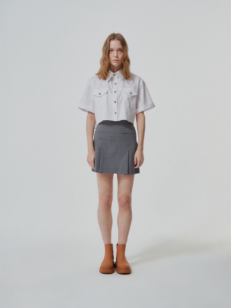 FRONT POCKET MINI SKIRT