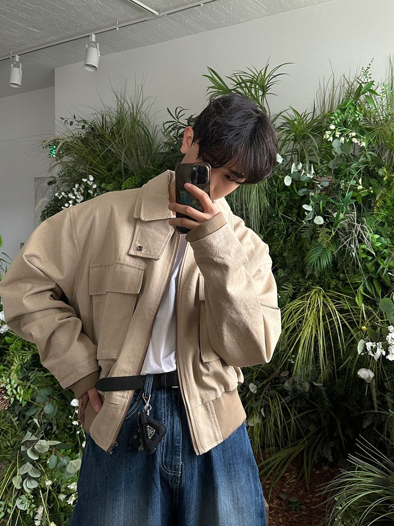 Kant Double Collar Blouson (2color)