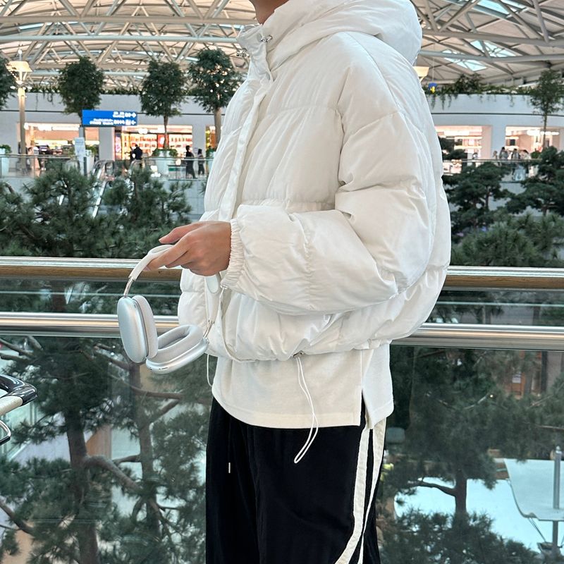 LMN Leo Hood Cropped Padded Jacket (4 colors)