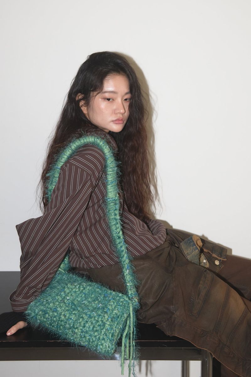 WOOLLY BAG_green