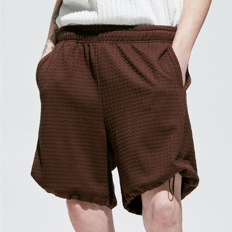 S SY（エスエスワイ）の「2way waffle half banding pants brown（Pants）」