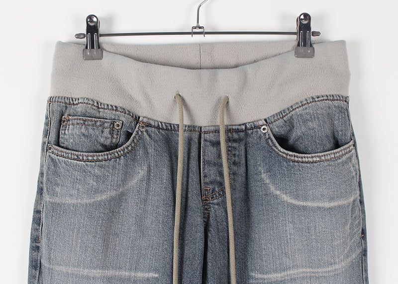 WASHING BANDING FLARE DENIM
