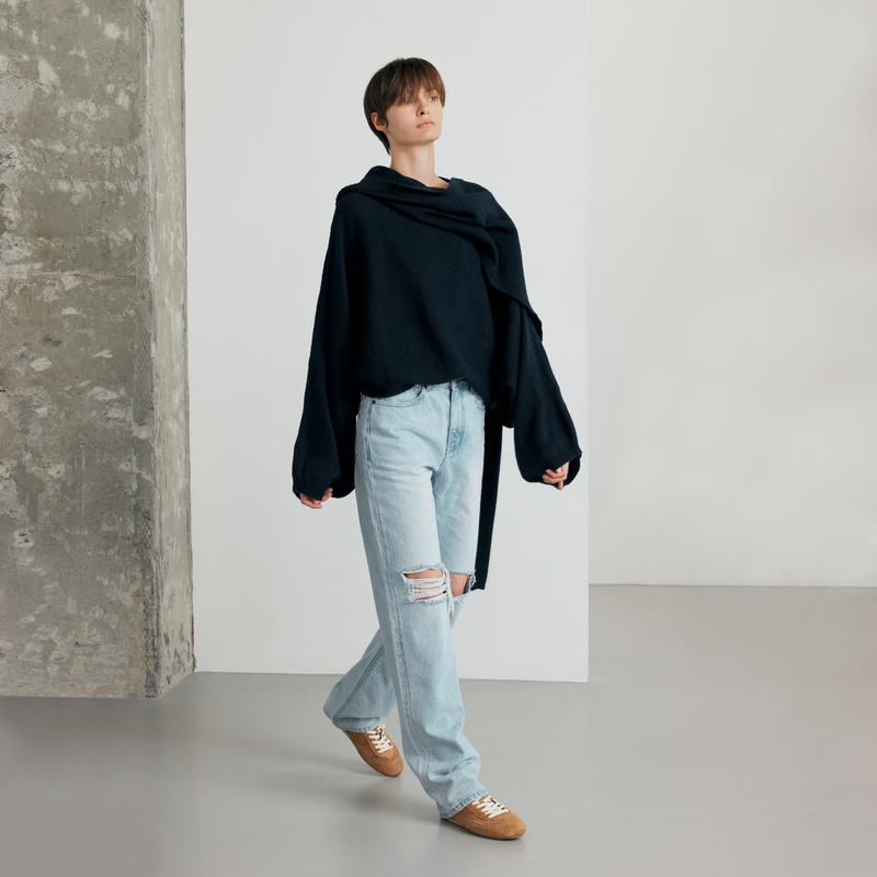 Faten destroyed wide fit - WL002