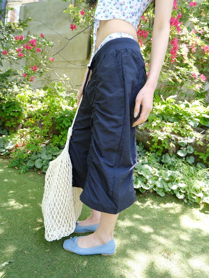 shirring capri pt