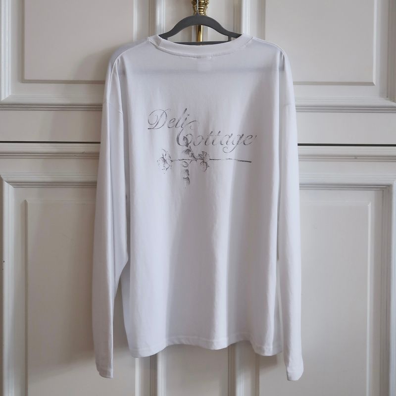 Garden long sleeve T (white)
