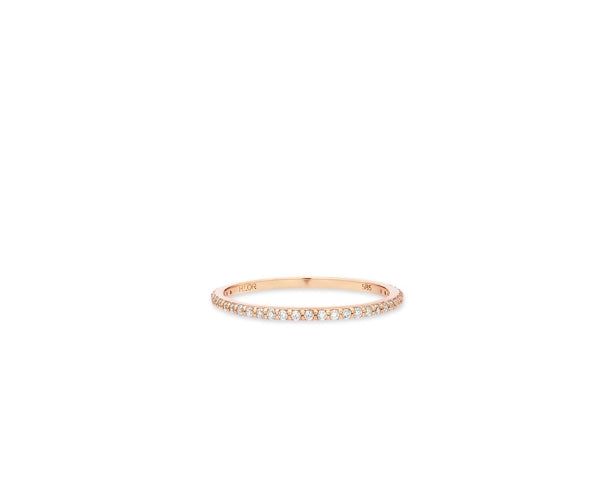 26SS★ Truly Essence 14K Full Pave Ring