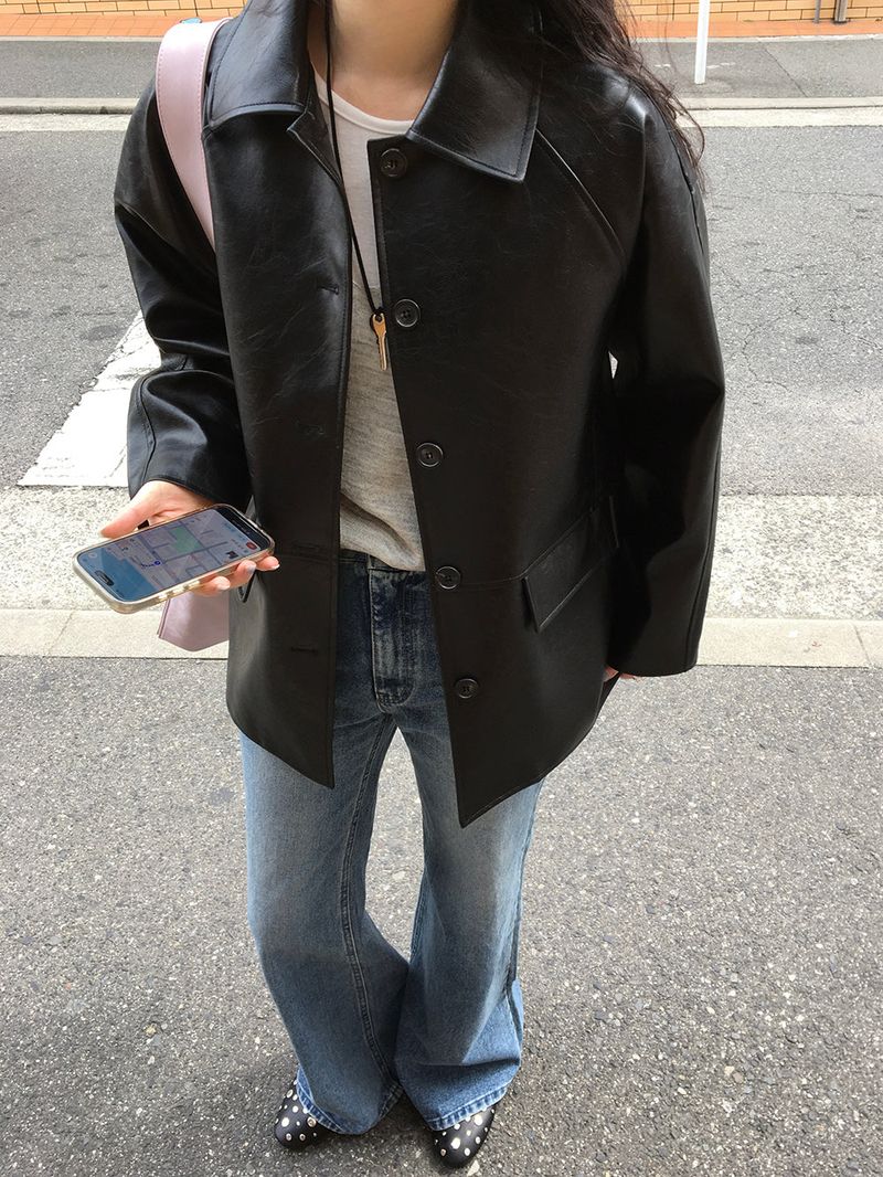[MADE] ENTRY LEATHER JACKET