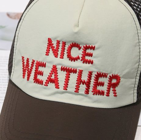 Weather String Mesh Ball Cap