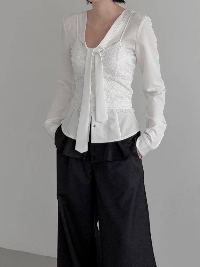Eve Tie Snap Blouse