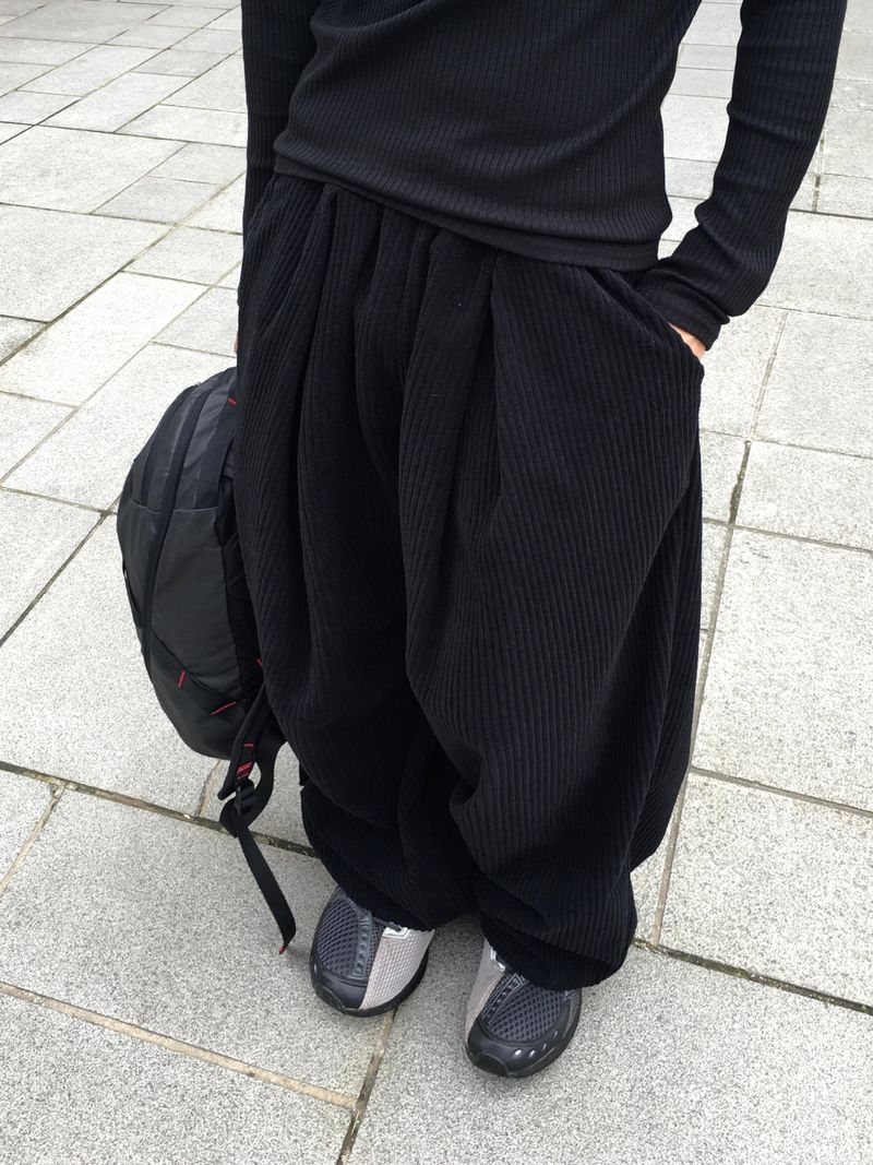 Hey Balloon Corduroy Pants 6C