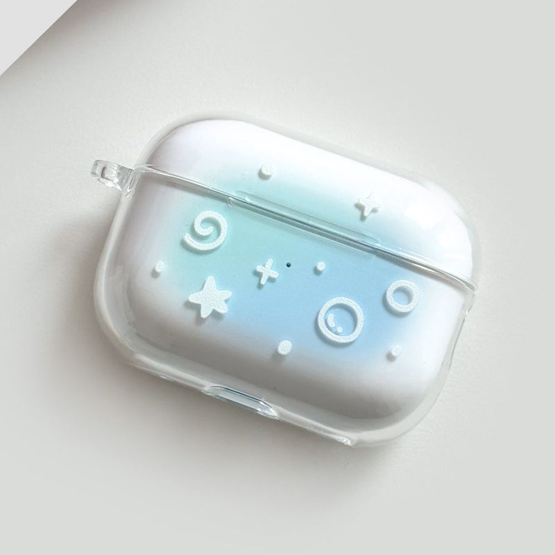 [AirPods] Sea Blue hard case (only case)