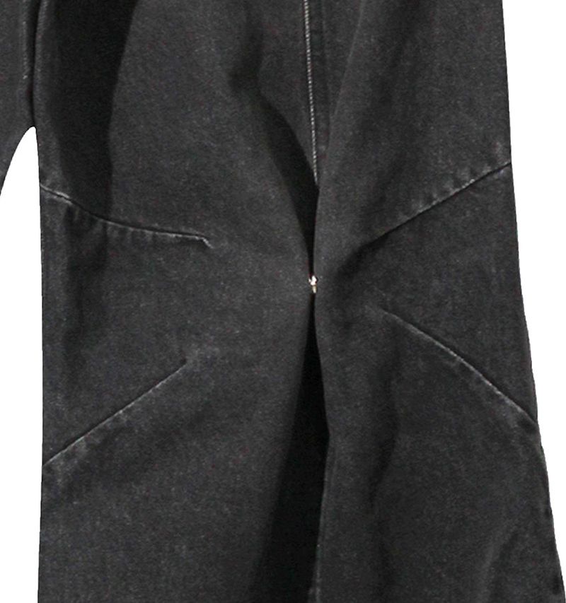 No.1019 noir boots cut denim PT