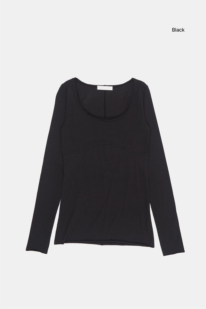 Petina wide-neck long sleeve