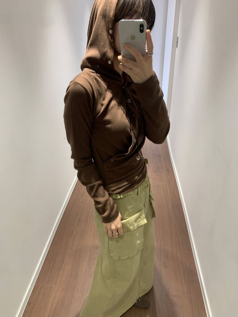 Groove Button Hoodie (3color)