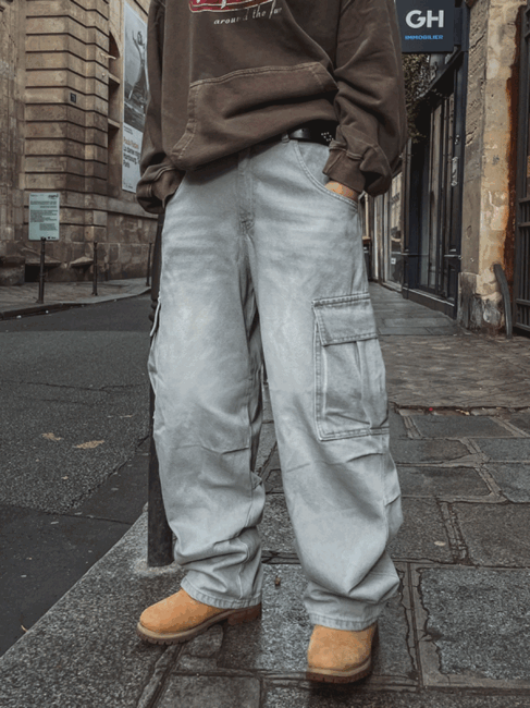 ULAN（ユレン）の「Puffer balloon half-banding denim pants（Pants）」