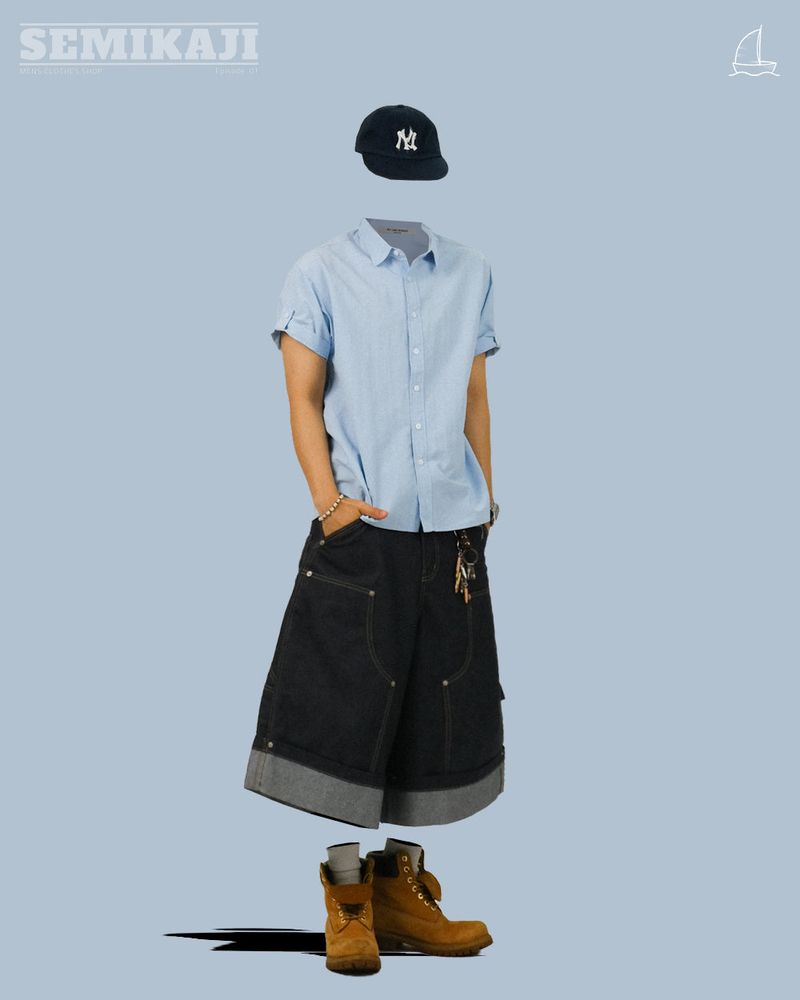 AND Nylon Roll-up Shirts