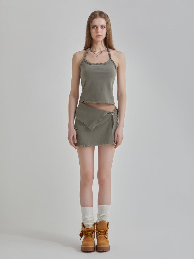 GATELESS（ゲートレス）の「RIBBED SKIRT（Skirts）」