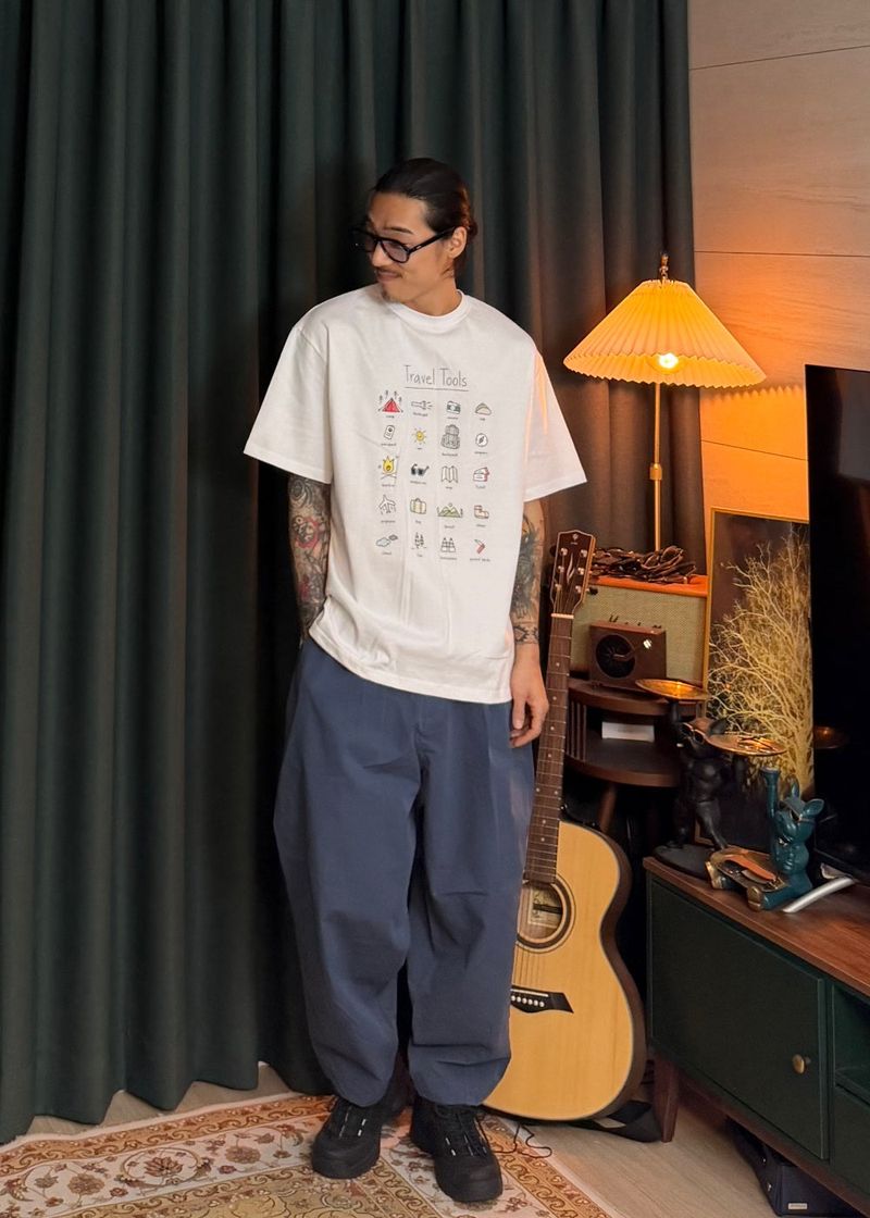 [ virstyle original ] INKKI High-density D-ring nylon pants 3COLOR