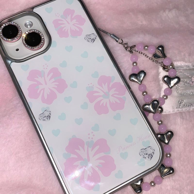 pink soda strap - heart