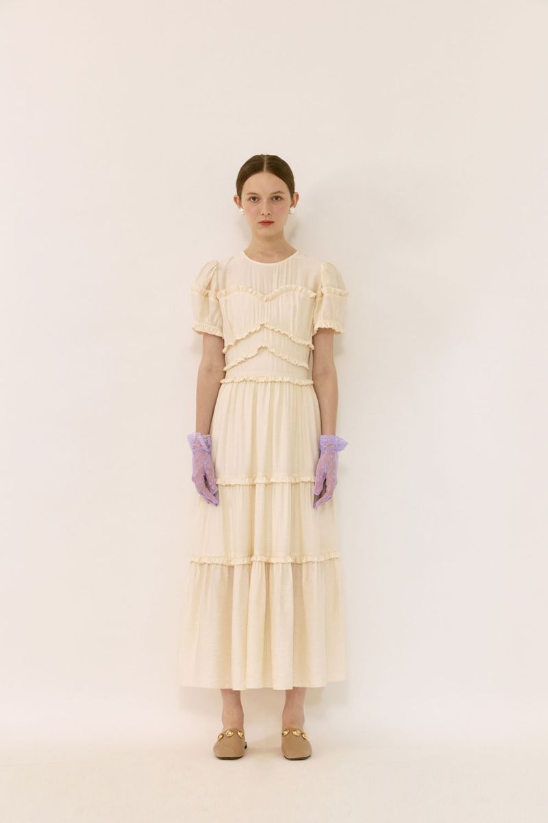 Frill can-can dress